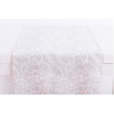 Beauty Home ΡΑΝΝΕΡ ΜΕ ΤΥΠΩΜΑ ΛΕΥΚΗ ΔΑΝΤΕΛΑ   32 cm x 1,5 m