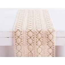 Beauty Home ΡΑΝΝΕΡ ΔΑΝΤΕΛΑ 23 cm ΕΚΡΟΥ / ΧΡΥΣΟ