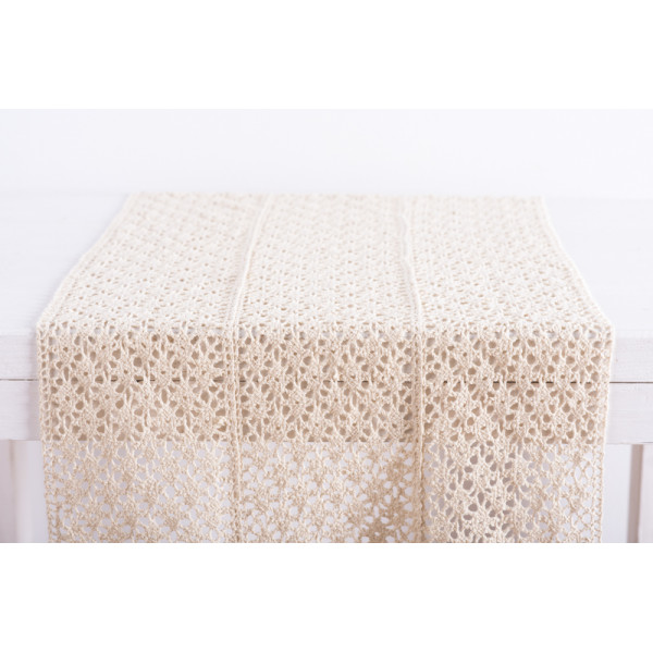 Beauty Home ΡΑΝΝΕΡ ΔΑΝΤΕΛΑ ΚΥΚΛΑΜΙΝΟ ΤΡΙΠΛΗ   45 cm x 140 cm