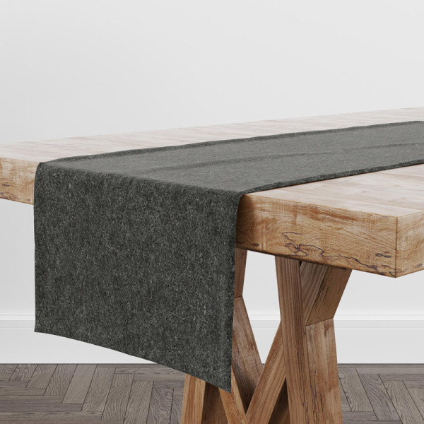 Beauty Home ΡΑΝΝΕΡ ΜΑΛΛΙΝΗ ΤΣΟΧΑ  Γκρι 32 cm x 1,5 m