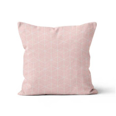 Beauty Home ΜΑΞΙΛΑΡΟΘΗΚΗ ΓΕΩΜΕΤΡΙΚΟΥΣ ΡΟΜΒΟΥΣ ΣΟΜΩΝ   45 x 45 cm   ΘΗΚΗ