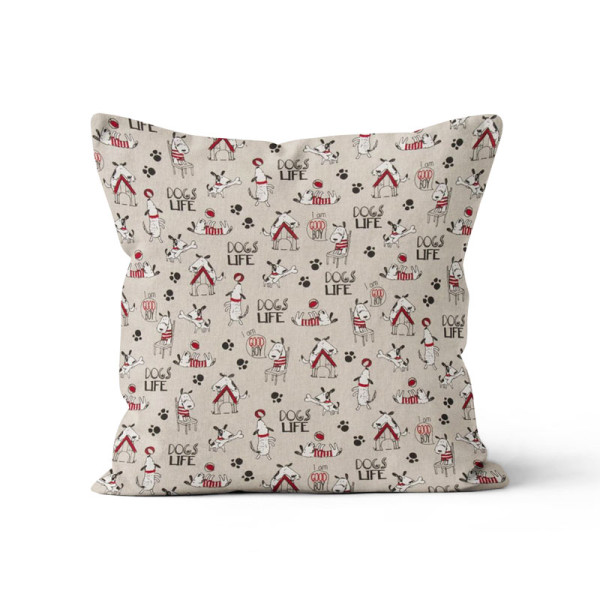 Beauty Home ΜΑΞΙΛΑΡΟΘΗΚΗ DOGS LIFE   40 x 40 cm   ΘΗΚΗ