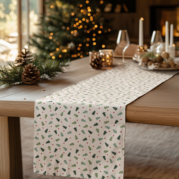 Beauty Home ΡΑΝΝΕΡ ΜΙΝΙ ΧΡΙΣΤΟΥΓΕΝΝΙΑΤΙΚΑ ΔΕΝΤΡΑ   32 cm x 1,5 m