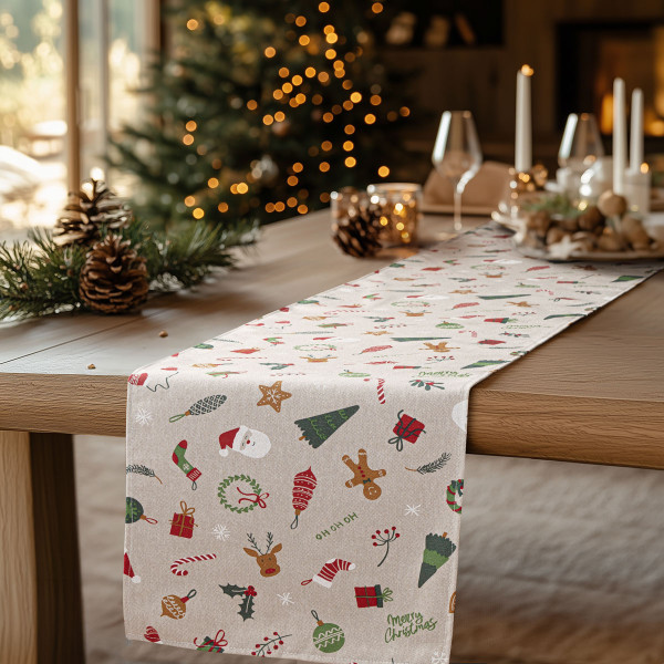 Beauty Home ΡΑΝΝΕΡ ΧΡΙΣΤΟΥΓΕΝΝΙΑΤΙΚΑ ΠΑΙΔΙΚΑ ΣΧΕΔΙΑ   32 cm x 2.5 m