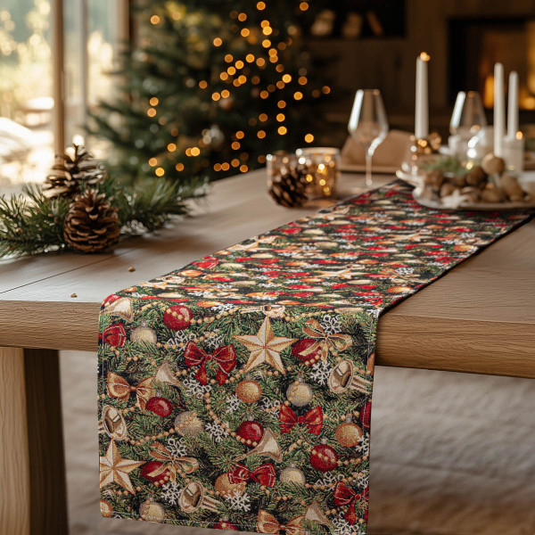 Beauty Home ΡΑΝΝΕΡ ΣΤΟΦΑ HAPPY HOLIDAY   32 cm x 1,5 m