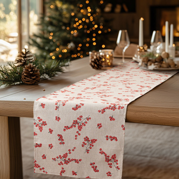 Beauty Home ΡΑΝΝΕΡ ΚΟΚΚΙΝΑ ΜΟΥΡΑ   32 cm x 1,5 m