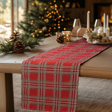 Beauty Home ΡΑΝΝΕΡ ΣΤΟΦΑ ΚΑΡΩ ΚΟΚΚΙΝΟ   32 cm x 2.5 m