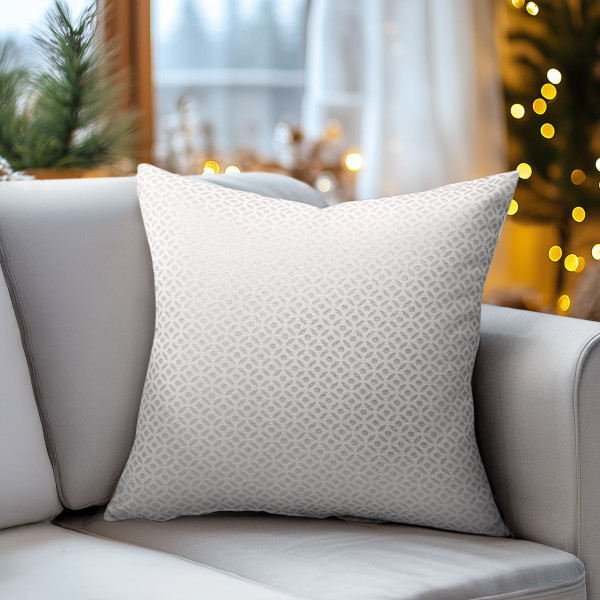 Beauty Home ΜΑΞΙΛΑΡΟΘΗΚΗ ΖΑΚΑΡ ΕΚΡΟΥ-ΑΣΗΜΙ   45 x 45 cm