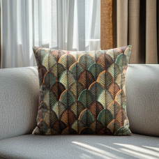 Beauty Home ΜΑΞΙΛΑΡΟΘΗΚΗ ΒΕΛΟΥΔΟ SCALE LEAF STRUCTURE   40 x 40 cm