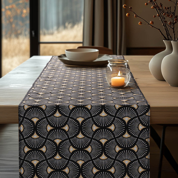 Beauty Home ΡΑΝΝΕΡ ΣΤΟΦΑ SCALE WAVE LUXURY   32 cm x 2.5 m