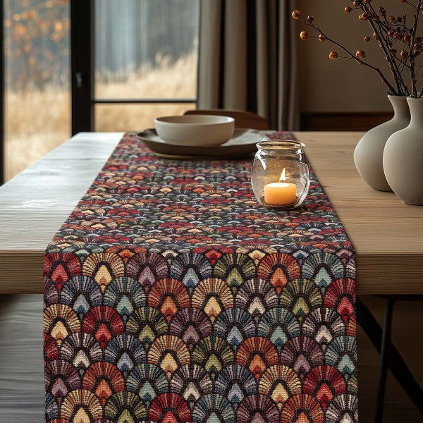 Beauty Home ΡΑΝΝΕΡ ΣΤΟΦΑ ΠΟΛΥΧΡΩΜΕΣ ΒΕΝΤΑΛΙΕΣ   32 cm x 2.5 m