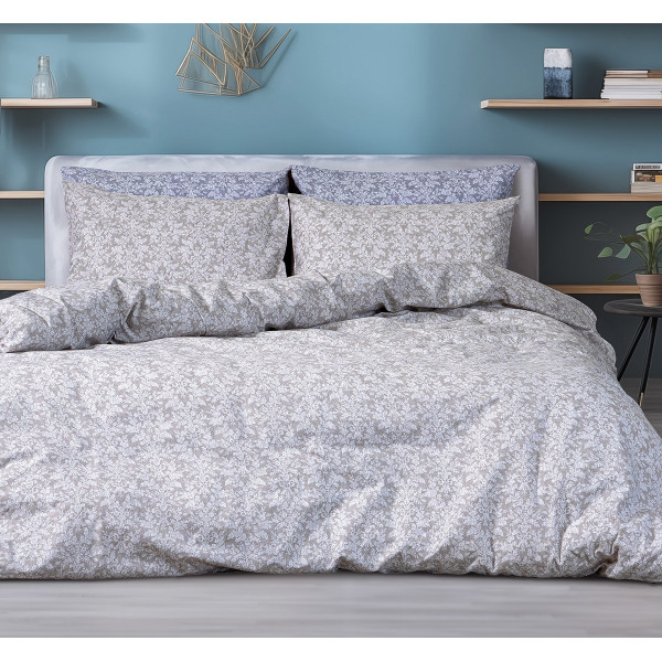 Beauty Home Σετ σεντόνια φανελένια μονά με λάστιχο Malbec Art 12630 105x200+32 Μπεζ