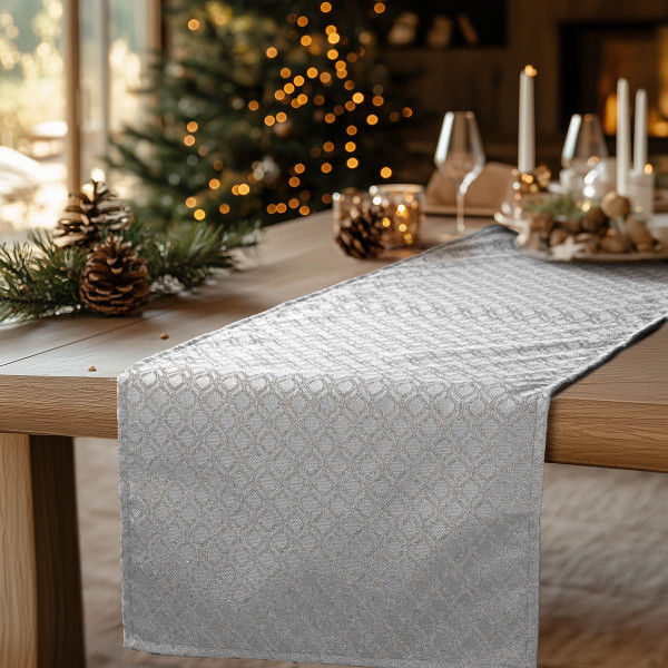 Beauty Home ΡΑΝΝΕΡ ΖΑΚΑΡ ΟΡΙΕΝΤΑΛ ΓΚΡΙ – ΑΣΗΜΙ   40 cm x 1,5 m