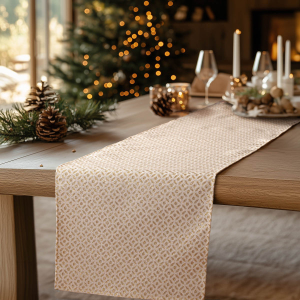 Beauty Home ΡΑΝΝΕΡ ΖΑΚΑΡ ΕΚΡΟΥ- ΧΡΥΣΟ   40 cm x 1,5 m