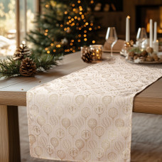 Beauty Home ΡΑΝΝΕΡ ΖΑΚΑΡ ΧΡΙΣΤΟΥΓΕΝΝΙΑΤΙΚΕΣ ΜΠΑΛΕΣ   40 cm x 1,5 m