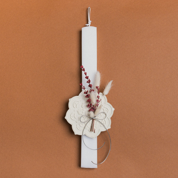 Beauty Home ΛΑΜΠΑΔΑ 33cm ΣΟΥΒΕΡ ΜΕ ΑΠΟΞΗΡΑΜΕΝΑ ΕΚΡΟΥ ΣΕ ΣΥΣΚΕΥΑΣΙΑ ΔΩΡΟΥ