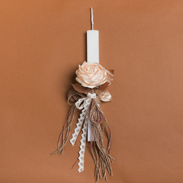 Beauty Home ΛΑΜΠΑΔΑ 33cm ΤΡΙΑΝΤΑΦΥΛΛΟ ΕΚΡΟΥ ΣΕ ΣΥΣΚΕΥΑΣΙΑ ΔΩΡΟΥ