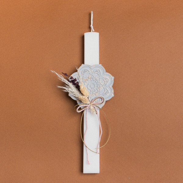 Beauty Home ΛΑΜΠΑΔΑ 33cm ΣΟΥΒΕΡ ΔΙΧΡΩΜΟ ΜΕ ΑΠΟΞΗΡΑΜΕΝΑ ΓΚΡΙ ΣΕ ΣΥΣΚΕΥΑΣΙΑ ΔΩΡΟΥ