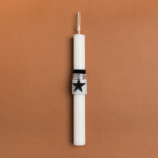 Beauty Home ΛΑΜΠΑΔΑ 25cm ΑΣΤΕΡΙ ΜΕΤΑΛΛΙΚΟ ΑΣΗΜΙ ΣΕ ΣΥΣΚΕΥΑΣΙΑ ΔΩΡΟΥ