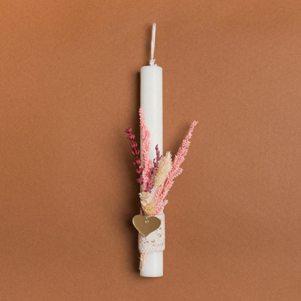 Beauty Home ΛΑΜΠΑΔΑ 25cm ΑΠΟΞΗΡΑΜΕΝΑ ΜΕ ΚΑΡΔΙΑ PLEXI GLASS ΕΚΡΟΥ ΣΕ ΣΥΣΚΕΥΑΣΙΑ ΔΩΡΟΥ