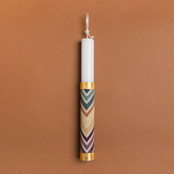 Beauty Home ΛΑΜΠΑΔΑ 25cm ΣΕΒΡΟΝ  ΠΟΛΥΧΡΩΜΟ ΣΕ ΣΥΣΚΕΥΑΣΙΑ ΔΩΡΟΥ