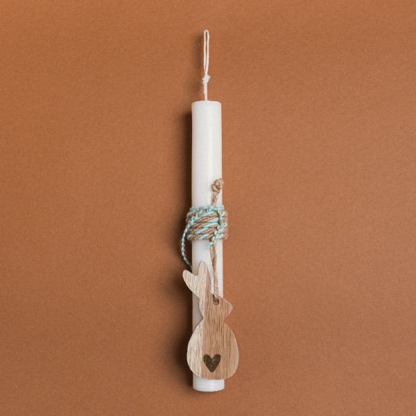 Beauty Home ΛΑΜΠΑΔΑ 25cm ΞΥΛΙΝΟΣ ΛΑΓΟΣ ΒΕΡΑΜΑΝ ΣΕ ΣΥΣΚΕΥΑΣΙΑ ΔΩΡΟΥ