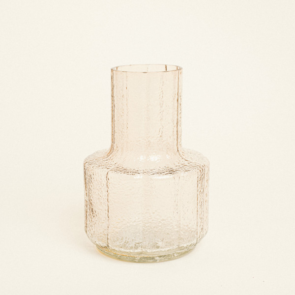 Beauty Home Γυάλινο Βάζο 13.5 x 19 cm  ΔΙΑΦΑΝΟ