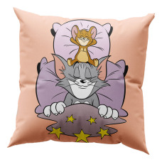 Beauty Home Μαξιλάρι με γέμιση Art 6194 Tom and Jerry 40x40 Εμπριμέ