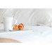 Beauty Home Παπλωματοθήκη Ξενοδοχείου King Size Aspect Art Ε1076 CVC 200TC 80% Cot - 20% Pol 270x250Λευκό