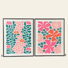 Beauty Home Πίνακας καμβάς με ανάγλυφο 3D, μαύρο MDF πλαίσιο 2.8 x 40 x 50 CM  Α