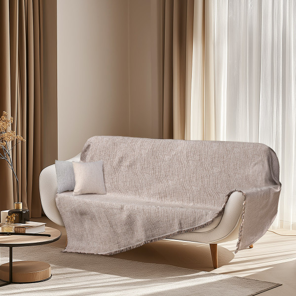Beauty Home Ριχτάρι Μονοθέσιο Art 8706 180x170 Μπεζ