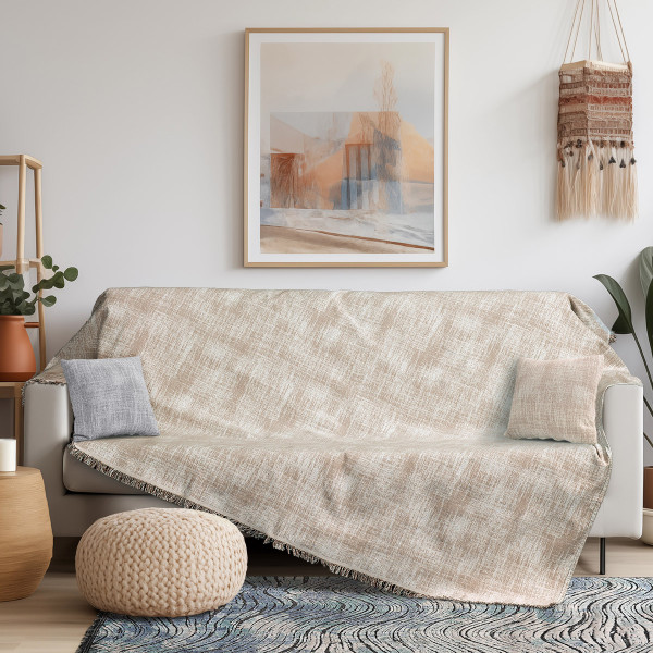 Beauty Home Ριχτάρι Μονοθέσιο Art 8711 180x170 Μπεζ