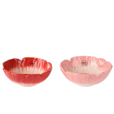 Beauty Home Μπωλ Κεραμικό παπαρούνα  12 x 5 cm  Κόκκινο