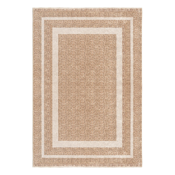 Beauty Home Πατάκι Tropic Art 9138 65x150 Μπεζ,Λευκό