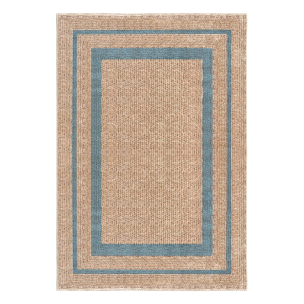 Beauty Home Πατάκι Tropic Art 9138 65x150 Μπεζ,Μπλε