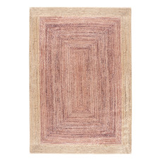 Beauty Home Πατάκι Tropic Art 9139 65x150 Μπεζ,Ροζ