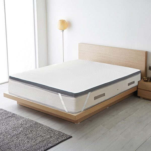 Beauty Home Ανώστρωμα Gel Memory Foam Relief Plus Art 4700 120x200 Λευκό