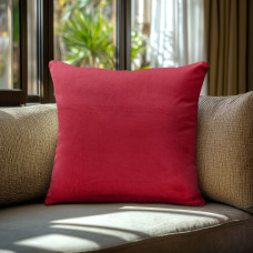 Beauty Home Μαξιλαροθήκη ΒΕΛΟΥΔΟ PREMIUM ΚΟΚΚΙΝΟ   45 x 45 cm