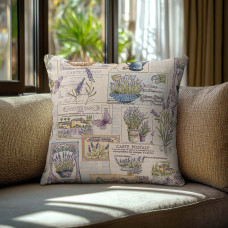 Beauty Home Μαξιλαροθήκη Lavender Garden Post   45 x 45 cm