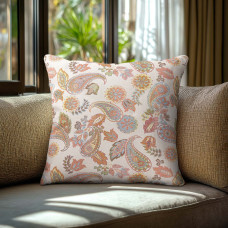 Beauty Home Μαξιλαροθήκη ΣΤΟΦΑ ΙΝΔΙΚΟ ΛΑΧΟΥΡΙ   45 x 45 cm