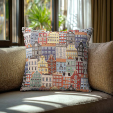 Beauty Home Μαξιλαροθήκη ΣΤΟΦΑ ΣΠΙΤΙΑ   45 x 45 cm