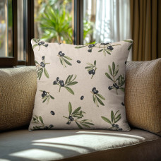 Beauty Home Μαξιλαροθήκη ΕΛΙΕΣ ΜΕ ΑΔΙΑΒΡΟΧΟΠΟΙΗΣΗ   40 x 40 cm