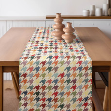 Beauty Home ΡΑΝΝΕΡ ΣΤΟΦΑ PIED DE ΠΟΛΥΧΡΩΜΟ   32 cm x 2.5 m