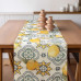 Beauty Home ΡΑΝΝΕΡ ΣΤΟΦΑ ΛΕΜΟΝΙΑ ΣΕ ΦΟΝΤΟ ΜΕ ΠΛΑΚΑΚΙΑ   32 cm x 1,5 m
