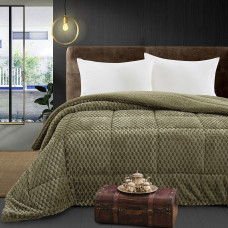 Beauty Home Κουβερτοπάπλωμα ημίδιπλο Art 12652 180x240 Λαδί