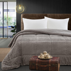 Beauty Home Κουβερτοπάπλωμα ημίδιπλο Art 12655 180x240 Γκρι