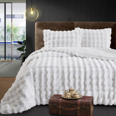 Beauty Home Κουβερτοπάπλωμα υπέρδιπλο Art 12661 220x240 Λευκό