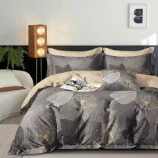 Beauty Home Σετ κουβερλί υπέρδιπλο Art 12271 Agnes 220x240 Ανθρακί