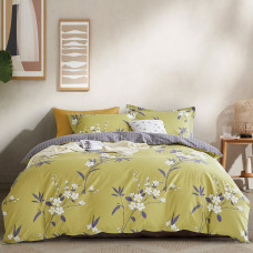 Beauty Home Σετ σεντόνια υπέρδιπλα με λάστιχο Art 12274 Alexa 165x200+30 Λαδί