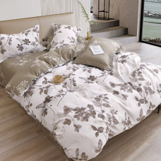 Beauty Home Σετ παπλωματοθήκη υπέρδιπλη Art 12275 Alcestis 230x250 Μόκα